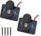 Linkstyle RV USB Outlet, Dual 3.1A USB A Charger Panel with LED Light Charging Socket Panel for 12V/24V Car Marine Boat 2Pcs