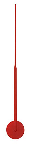 SELVA Sekundenzeiger Euronorm, Faden, Rot, aus Kunststoff, Länge: 60 mm
