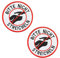 2 St. BITTE NICHT STREICHELN Taktisch Service Hund Emblem Bestickter Gestickt Abzeichen Hund Militär Patch für Mittelgroße und Große Hunde Weste Harness Kleidung