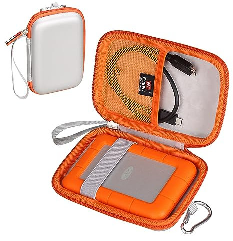 FBLFOBELI EVA Hard Carrying Case Compatible with LaCie Rugged Mini 2TB External Hard Drive Portable HDD (Case Only)