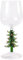 Hyclam Christmas Tree Wine Glasses With Stem - Elegant Decoration, Vintage Holiday Gifts