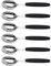 6er Set Giesser Messer Besteck Made in Germany - Löffel Esslöffel Suppenlöffel groß - ideal für Camping Rostfreier Edelstahl, ergonomischer Griff - Made in Germany - Schwarz