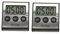 2 PCS Digitaler Mini-Wecker für Küchengeräte, Zeitschaltuhr, 24-Stunden-Countdown-Timer für Kochen, Studium, Sport, Meeting, Parken, Medikamente Edelstahl schwarz