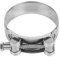 Larcele Collier d'échappement Moto Universal, Réglables en Acier Inoxydable Collier de Serrage pour Pot d'échappement de Moto 64-67mm MT/KK-01
