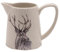 Widdop Meg Hawkins - Mini brocca in ceramica con cervo maestoso con effetto maculato - bella idea regalo