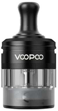 Voopoo POD PNP X MTL 5ml (2pcs) - Cartucho depósito compatible VOOPOO Drag X2 DRAG S2 y con resistencias Voopoo PNP-X - Pod Cartridge - Sin Tabaco Sin Nicotina (Negro)