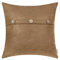 BRAWARM Leder-Kissenbezüge für Couch, Sofa, Bett, Zuhause, Garten, 45,7 x 45,7 cm, Taupe