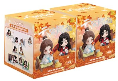 RZAHUAHU Heaven Official Blessing Blind Box Hua Cheng Xie Lian Chibi Figure Anime Gift (One group (randomized))