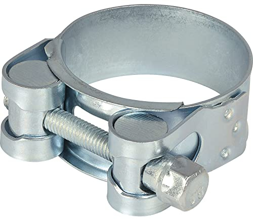 SST Gelenkbolzenschelle 48-51mm - Gelenkrohrschelle mit starken Anzugswerten DIN 3048-3-C1 - Schlauchschelle und Schraube M5, Stahl verzinkt - 50 Stück