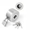 Upgraded Door Knob Lock Out Device, Locking Cover, Handle Locker Child Proof, Kid Elder Safety Locks Prevents Turning of Door Knob, Doorknob Faucet Valve Gas Stove Security Devices with Padlock Key