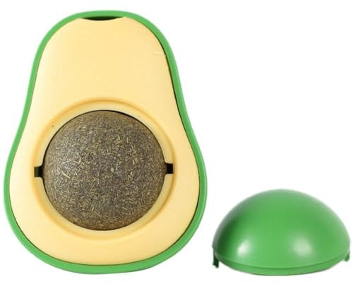 Cat Catnip Ball Catnip Wall Ball Rotatable Catnip Ball Snack Natural Mint Ball Cat Teeth Cleaning Supplies