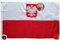 TCTOHZNG Polski herb i flaga Polnische Adlerfahnen Flaga polska mit adler 90 x 150 cm mit Messing-Ösen 210D Nylon-Material mit Genähten Streifen Premium Flaggen