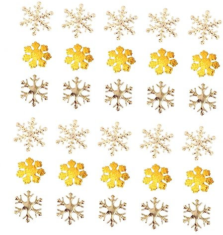 IMIKEYA Weihnachtsschneeflocken Hochzeitsdeko 500 Stück Konfetti Schneeflocke Zeitnutzung Dekorationen