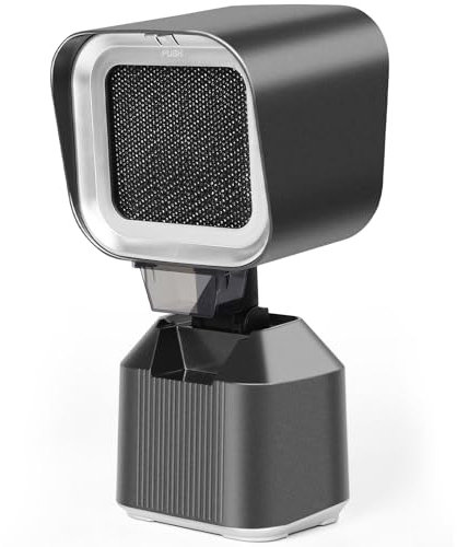 MixBubole Portable Range Hood, Portable Exhaust Fan for Kitchen with Adjustable Angle Height & 3 Detachable Filters, 2 Speed and Low Noise, Kitchen Exhaust Fan for Indoor BBQ, Hot Pot, RV Kitchens