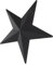 Veemoon Pentagramm-wanddekoration Country-wandstern Westliche Wandkunst Wandstern Aus Metall Scheunenwandstern Westliche Wanddekoration Schwarzer Rustikaler Stern Scheune Stern Eisen Black