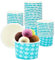 TSLBW 50 Pcs Paper Ice Cream Bowls 125ml Ice Cream Cup Containers Polka Dot Paper Dessert Bowls for Frozen, Yogurt, Sundae, Ice Cream, Cake, Soup, Summer Birthday Party Supplies (Blue)