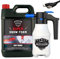 Snow Foam Plus Rechargeable Automatic Snow Cannon Sprayer Gun For Car Van Caravan 5L Super Thick Pre Wash Pressurised Snow Cannon Lance Kit No Jet/Pressure Washer Needed (Cherry)