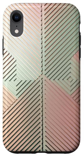 Geometrische Muster, abstrakte minimalistische Kunst Hülle für iPhone XR