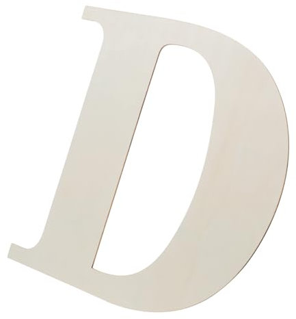 MAGICLULU Holzbuchstaben für Wanddeko Diy-projekte Ausgeschnittene Buchstaben für Basteln Leere Holzschilder zum Bemalen Robuste Holzdekoration für Heim und Hochzeit