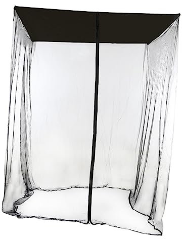 FONDOTIN Hängematte Mit Moskitonetz Schaukelhängemattennetz Campingzelt Atmungsaktiv Einfache Installation Platzsparend Zusammenfaltet Outdoor-aktivitäten