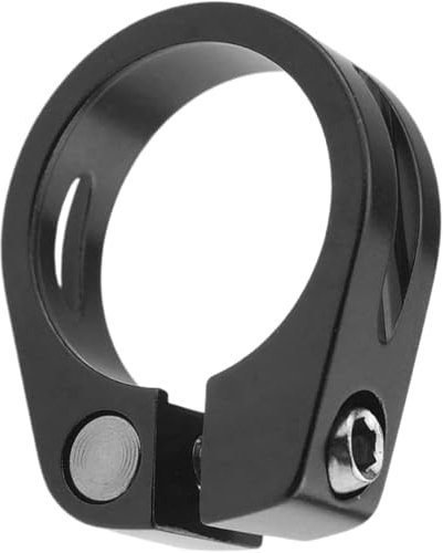 1 Stück Schwarze Rohrklemme, sattelklemme 31.8, Fahrradsattelsitz, Sattelklemme, Aluminiumlegierung, Sattelrohrklemme, Fahrradzubehör, Mountainbike-Adapter