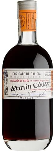 Licor de Café de Galicia Martín Códax 30% Vol. – Licor Gallego Artesanal con Sabor Intenso, Ideal para la Sobremesa, Cócteles y Postres Especiales