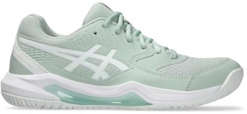 ASICS Women's Gel-Dedicate 8 Tennis Shoes, Lichen Rock/White, 3 UK