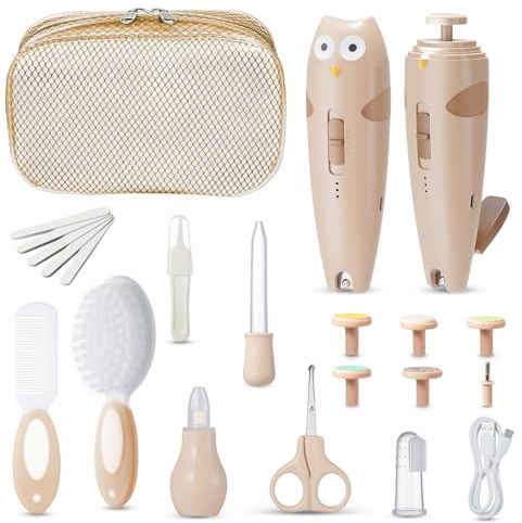 Lictin Lime à Ongle Électrique Bébé 25 en 1,trousse de soin bebe