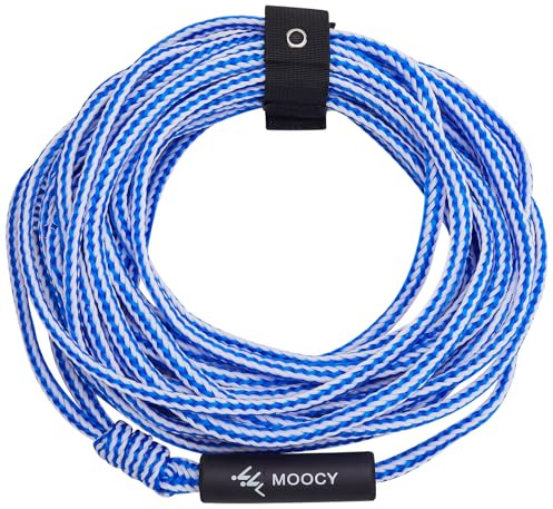 Tow Rope with Floating Foam Buoy,Tow Rope for Towable Tubes for Boating,Wake Surfing, Waterskiing 1-piece 60FT