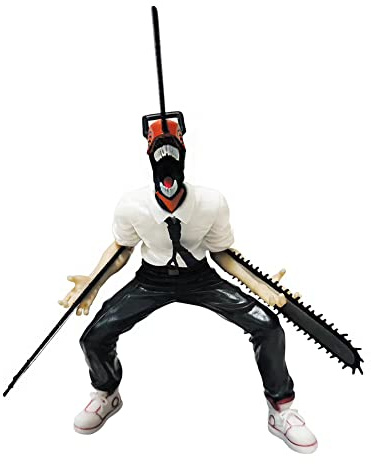 Anime Denji Figur 18.5cm Denji Action Figuren Modell PVC Cartoon Statue Desktop Ornamente Sammlerstücke, Geschenke für Anime Fan