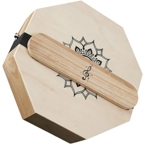LIGIGWASH Leichtes Holz Cajon Trommel Dreifacher Klang Portable Oktagonal Reise Cajon Hand Percussion Instrument Für Drinnen Draußen Live Auftritte