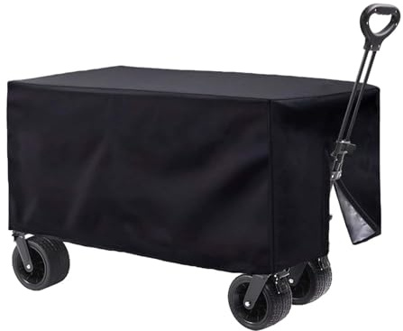 yqdnboi Gartenwagen Abdeckung,97x61x56cm,AbdeckungFürFaltbarBollerwagen, Faltbare Plane für Gartenwagen, BollerwagenSchutzhülle, Schutzhülle für Bollerwagen, Handwagen Abdeckung
