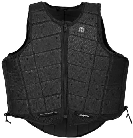 Horse Master Gatehouse Superflex 2.0 Body Protector – BETA Level 3 (2018) | EN 13158:2018 Certified | Lightweight, Contoured & Breathable Adult Riding Protector – All Sizes