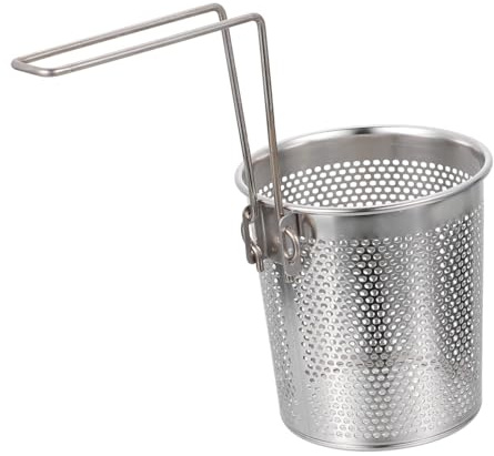 Stainless Steel Noodle Sifter Basket with Handle for Draining