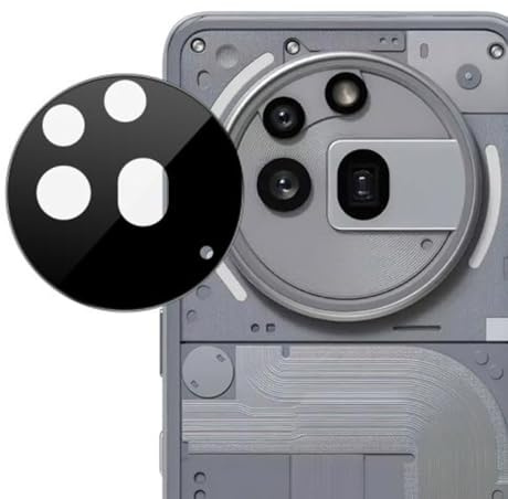 Techsuit Kameraschutzglas für Nothing Phone 3a Pro Gehärtetes Glas mit 9H Härte, Kristallklar, Kratzfest, Anti Fingerabdruck, Einfache Installation, Full Camera