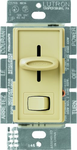 Lutron S-603PH-IV 3-Way Slide Dimmer Switch-IV 3-WAY SLIDE DIMMER