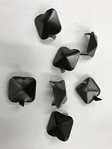 CHIODI ORNAMENTALI - CHIODO ORNAMENTALE FERRO NERO QUADRATO mm25X25 DOPPIA PUNTA GHIDINI PZ 50