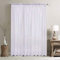 Megachest pure voile extra wide tape top sheer curtain (1 Panel) voile-snow white,W 116 x L 90 (1 Panel)