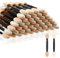Eyeshadow Applicators, MORGLES 50pcs Disposable Eyeshadow Brushes Set for Make Up Adult Girls, Black
