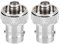 BNC-Buchse Adapter, 2 Stück SMA Buchse zu BNC Buchse Konvertierungsadapter Anschluss, 2er Pack