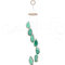 Cozy Tower Windspiel Achat Slice grün: Höhe 47,0-50,0 cm, Achat-Scheibe 5,0-7,0 cm, Holzring-Durchmesser 7,0 cm