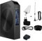 Geevorks Amplificatore copertura mobile GSM 4G 3G 2G, 900 MHz 1800 MHz 2100 MHz, amplificatore di segnale tribanda del telefono cellulare ripetitore di segnali con display a LED + antenna