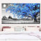 5D Diamond Painting Blauer Baummond, Vollständiges Diamant Painting Bilder für Erwachsene, DIY Round Drill Kinder Strasskunst Malset, Kunsthandwerk für Zuhause Kreuzstich Stickerei Wand Dekor 80x220cm
