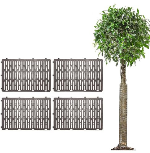 Baumschutz Stamm,4pcs Baumstammschutz,Rindenschutz,Erweiterbarer Baumschutzhülle,Stammschutz,Schutz Baumstamm,Baumschutz Stammschutz,Baumschutz Manschetten Stamm Schutz Bäume Verbiss