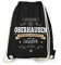 Fashionalarm Turnbeutel - Ich komme aus Oberhausen - bin viel cooler als du | Fun Rucksack mit Spruch als Geschenk Idee für stolze Oberhausener, Schwarz One Size