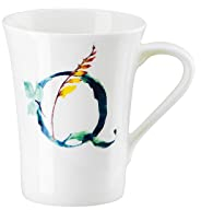 Rosenthal Hutschenreuther Flower Alphabet - Taza con asa (0,40 L), diseño de alfabeto