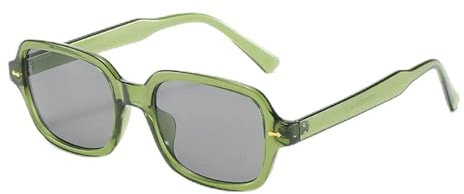 WQZYY&ASDCD Sonnenbrille Herren Damen Frauen Weibliche Brille Damen Shades Frame Herren-Grün