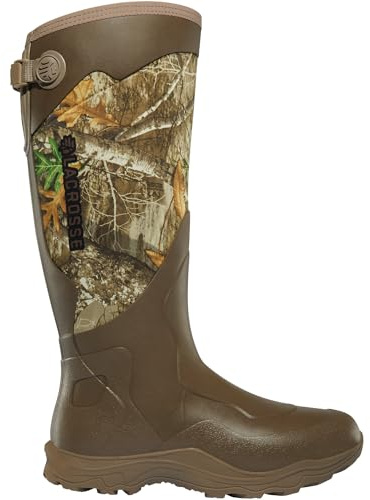 LaCrosse Men’s Alpha Agility 17” Waterproof Hunting Boots with Traction Agility Outsole, Premium Natural Rubber Construction, and EVA Footbed, Realtree Edge - 11