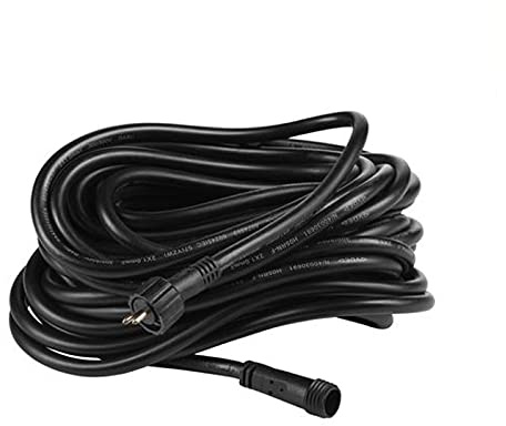 Ellumiere 12 Volt Low Voltage Garden Lighting Cable, Plug and Play System (5 metre Cable)