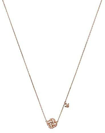Emporio Armani Halskette Für Frauen, Gesamtlänge: 40Cm + 7Cm Verstellbare Kette Größe Knoten: 9mm Rose Gold Sterling Silber Halskette, EG3537221